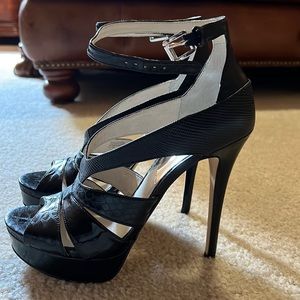 Michael Kors Black Leather Heels